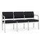 Lesro Lenox 3 Seat Tandem Seating W/ No Center Arms, 64.5 in W 24.5 in L 32 in H LS3101 - alternate 1